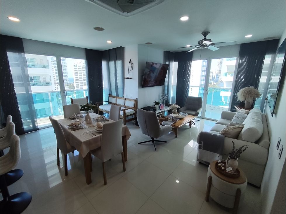 Apartamento en arriendo Bolívar Cartagena Castillo Grande 160 m2 Habitaciones 3 Baños 3 Garajes 1 Precio $10000000