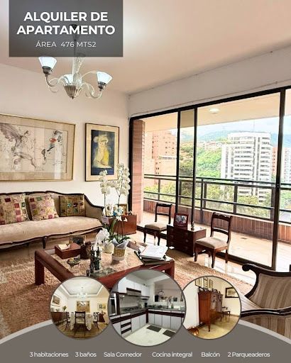 Apartamento en arriendo Valle Del Cauca Cali Centenario 476 m2 Habitaciones 3 Baños 3 Garajes 2 Precio $6800000