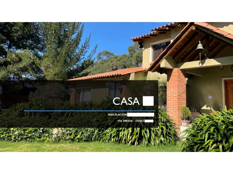Casa Campestre en venta Cundinamarca Tenjo Tenjo 360 m2 Habitaciones 4 Baños 4 Garajes 5 Precio $3100000000