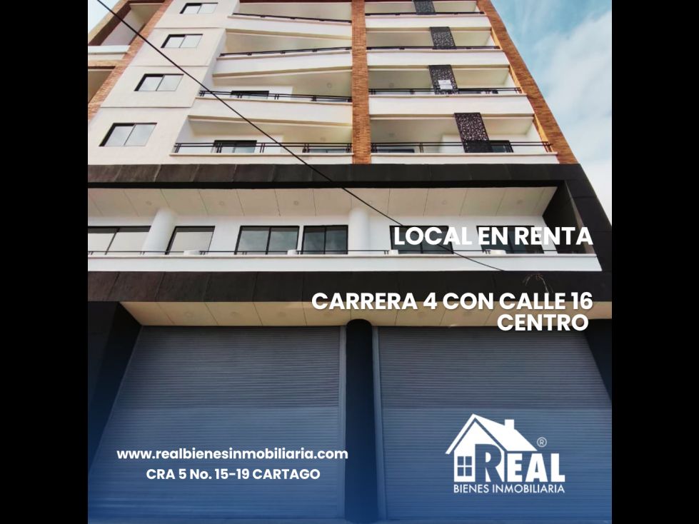 Local en arriendo Valle Del Cauca Cartago El Llano 615 m2 Habitaciones 0 Baños 1 Garajes 4 Precio $16000000
