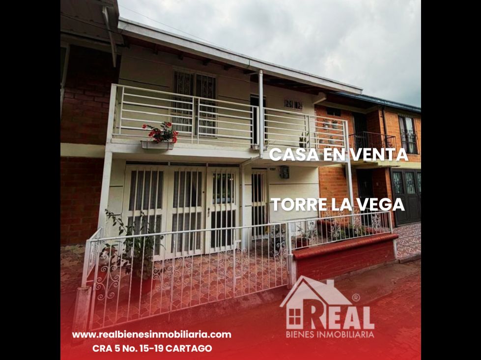 Casa en venta Valle Del Cauca Cartago Torre La Vega 112 m2 Habitaciones 3 Baños 2 Garajes 0 Precio $250000000