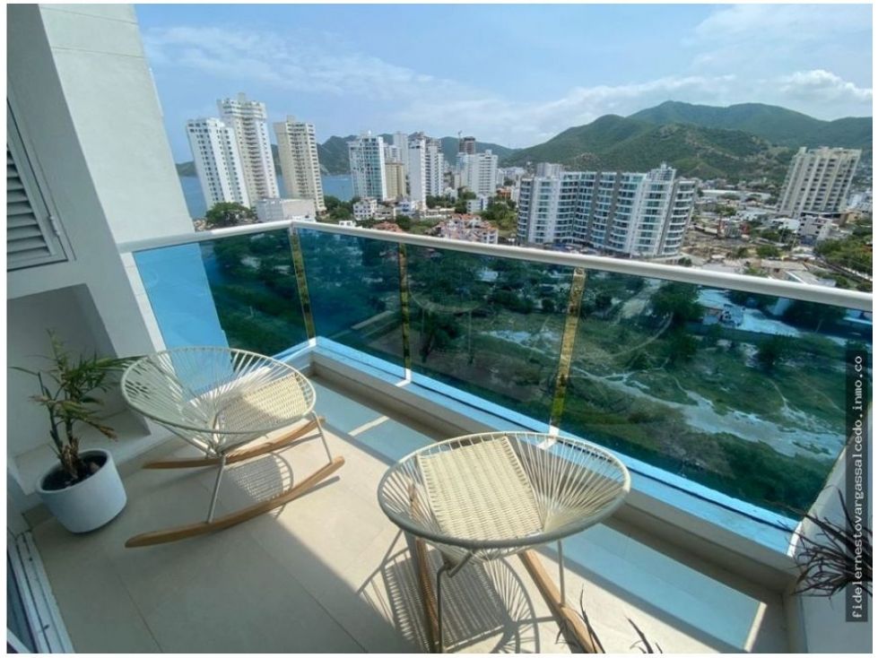 Apartamento en venta Magdalena Santa Marta Ub Salguero 87 m2 Habitaciones 2 Baños 3 Garajes 1 Precio $900000000