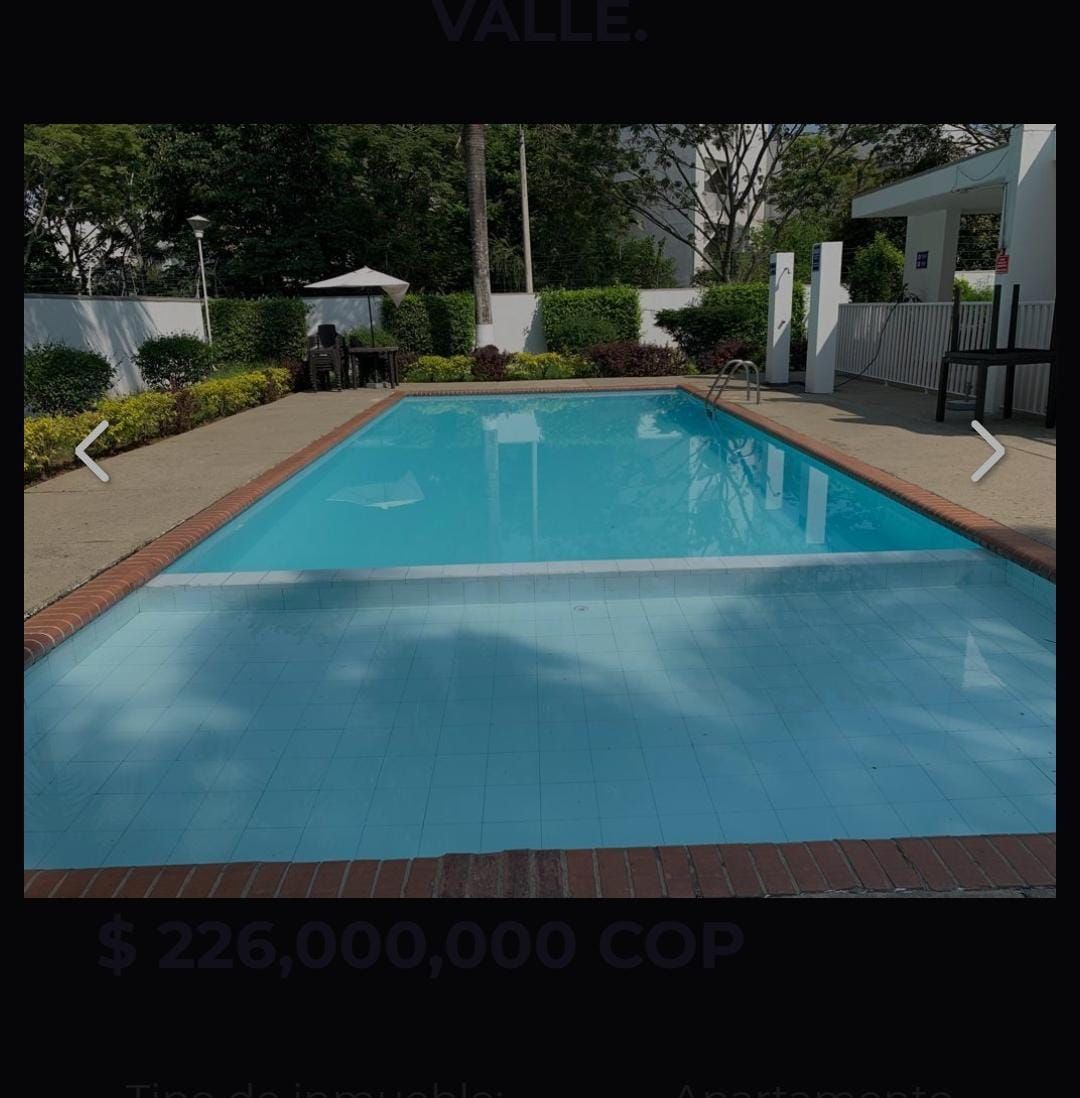 Apartamento en venta Valle Del Cauca Cali Lili 65 m2 Habitaciones 3 Baños 2 Garajes 1 Precio $235000000