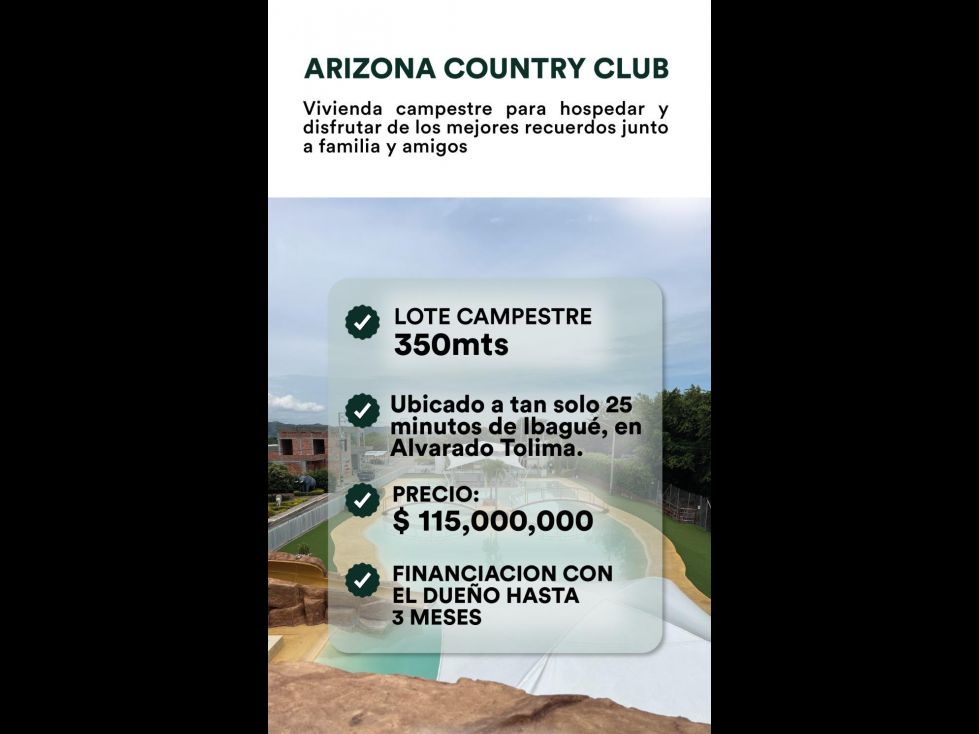 Lote en venta Tolima Alvarado Alvarado 350 m2 Habitaciones 0 Baños 0 Garajes 0 Precio $115000000