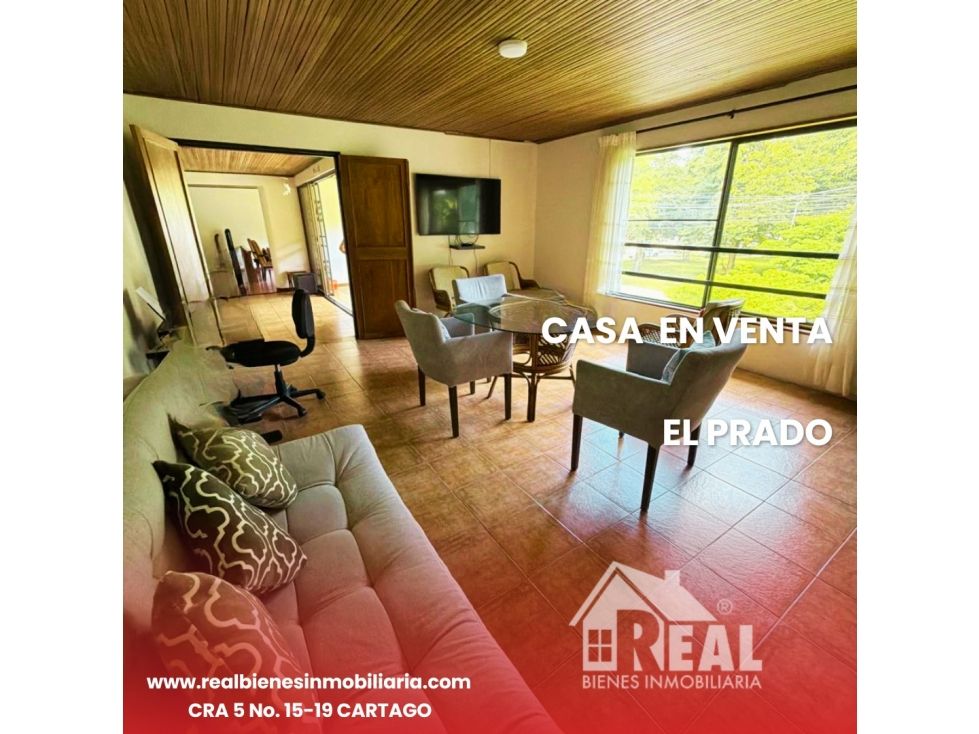Casa en venta Valle Del Cauca Cartago El Prado 550 m2 Habitaciones 6 Baños 4 Garajes 2 Precio $1600000000