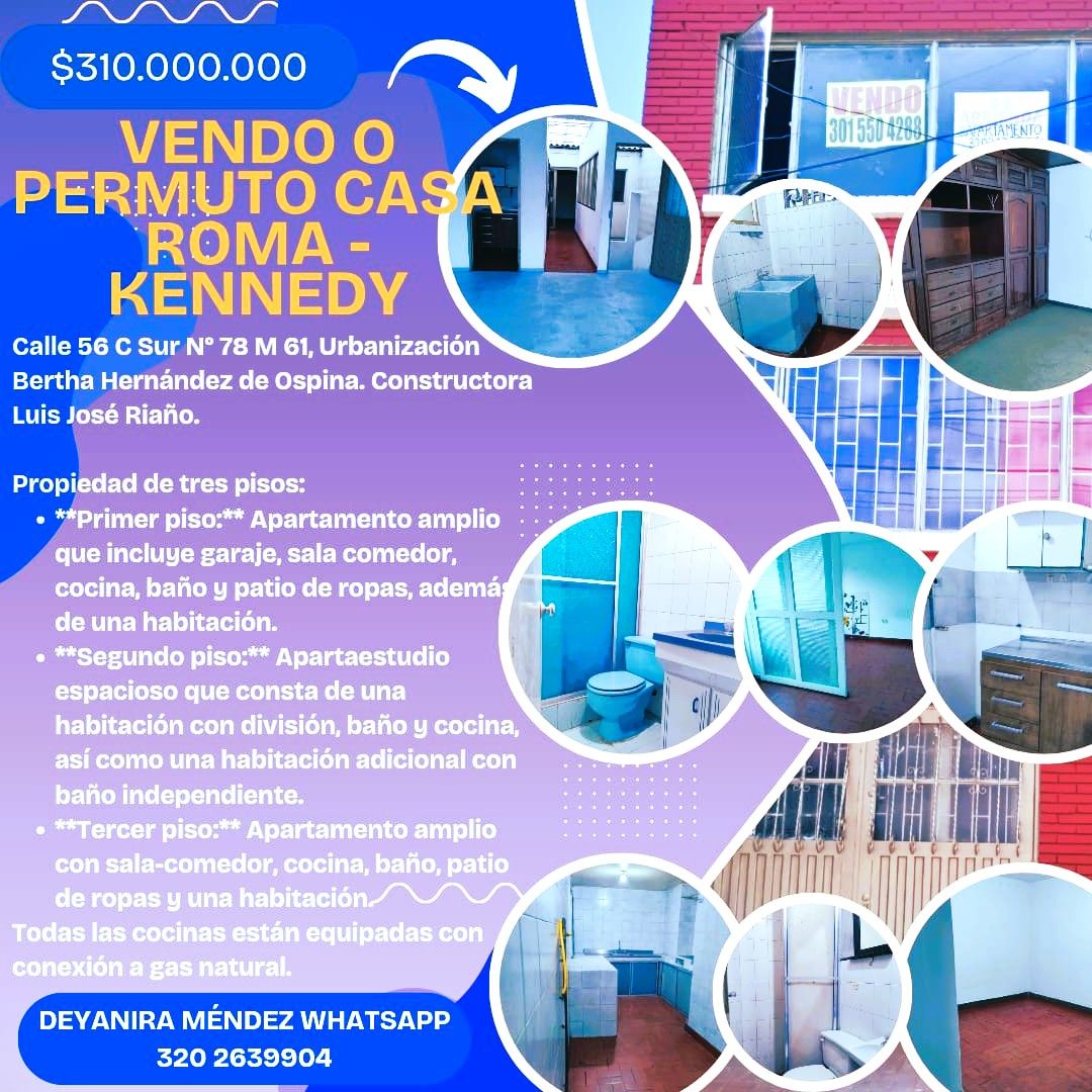 Casa en venta Cundinamarca Bogotá Bertha Hernandez De Ospina Et Iii 216 m2 Habitaciones 4 Baños 4 Garajes 0 Precio $310000000
