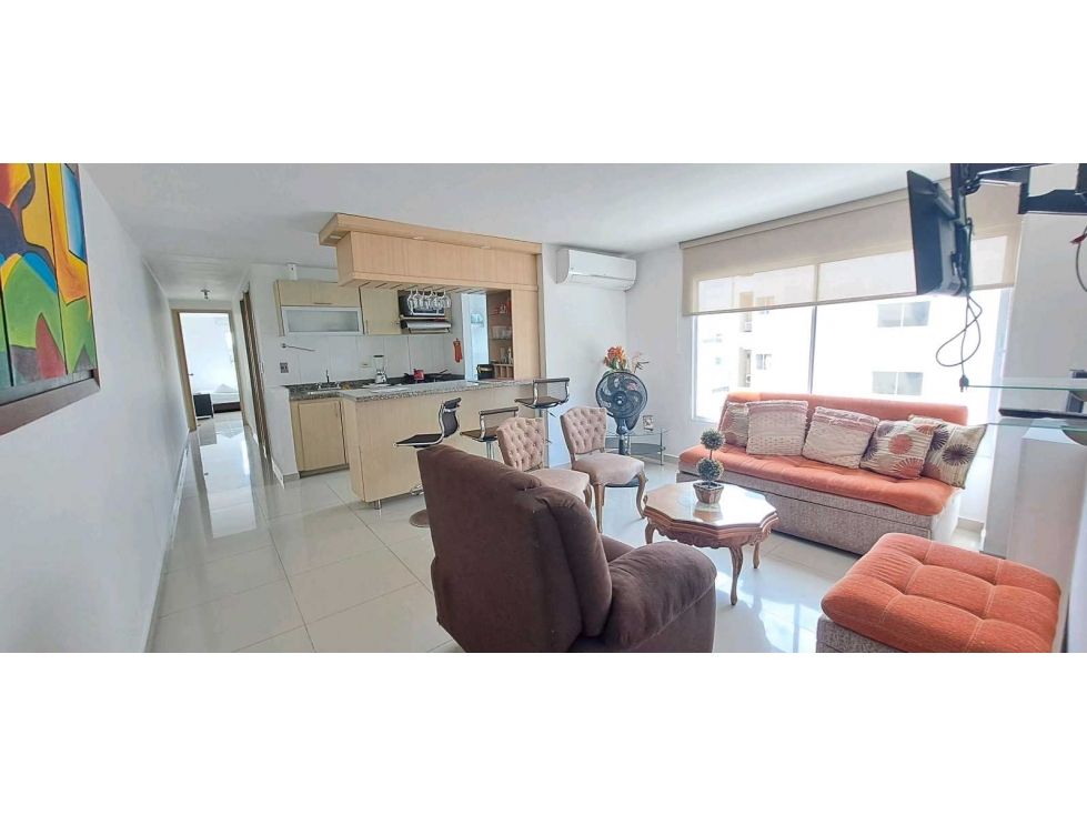 Apartamento en arriendo Atlántico Barranquilla El Poblado 70 m2 Habitaciones 2 Baños 2 Garajes 1 Precio $2600000