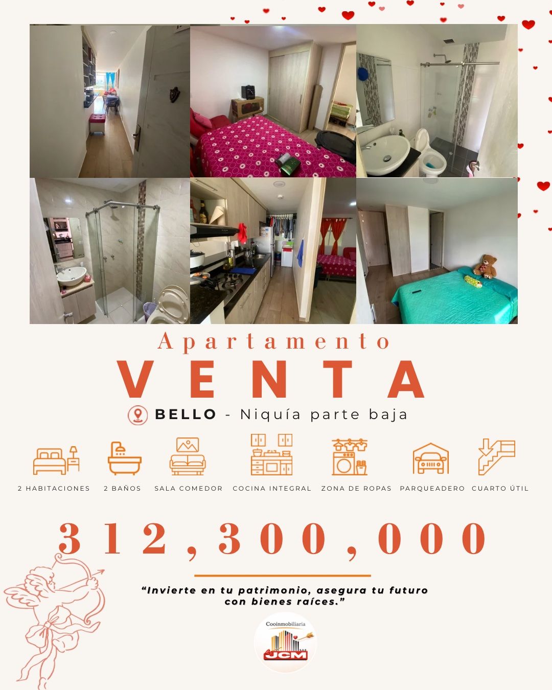 Apartamento en venta Antioquia Bello Ciudad Niquia 74 m2 Habitaciones 3 Baños 2 Garajes 1 Precio $312300000