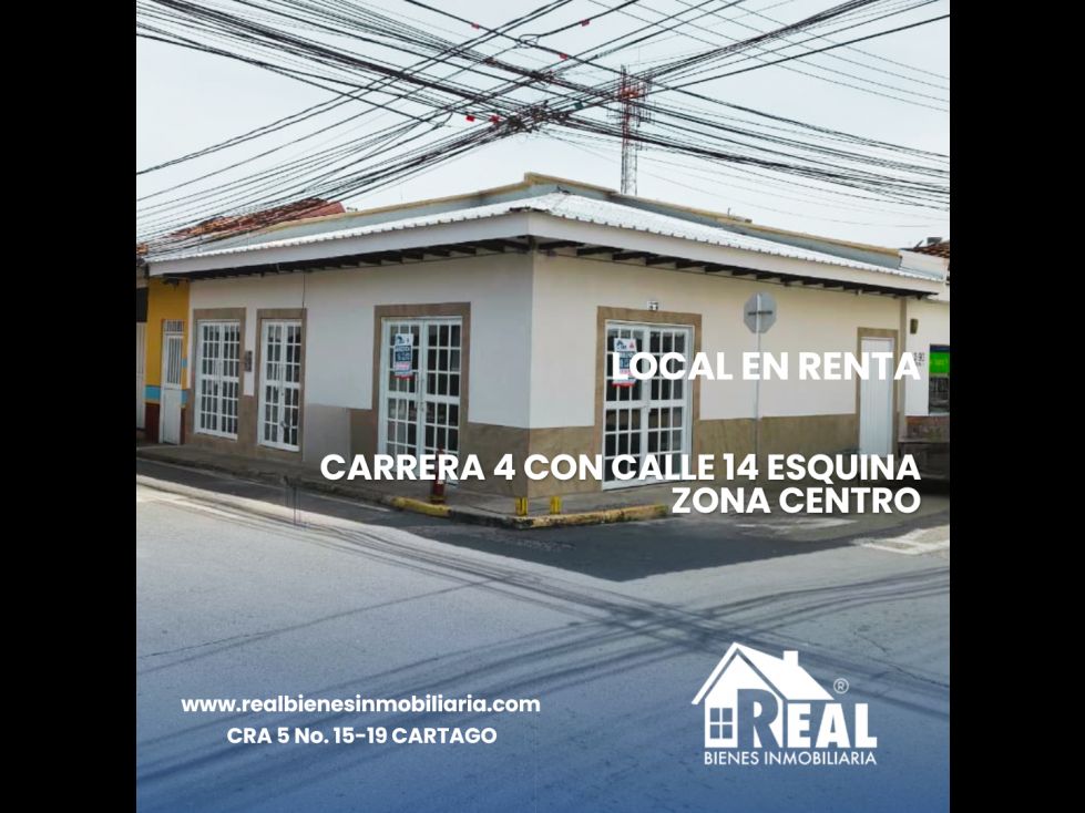 Local en arriendo Valle Del Cauca Cartago Santa María 100 m2 Habitaciones 0 Baños 2 Garajes 0 Precio $3900000
