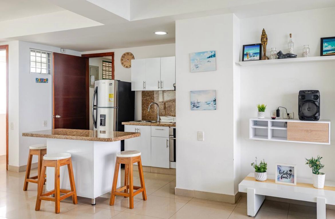 Apartamento en arriendo Bolívar Cartagena Boca Grande 76 m2 Habitaciones 2 Baños 2 Garajes 0 Precio $4000000