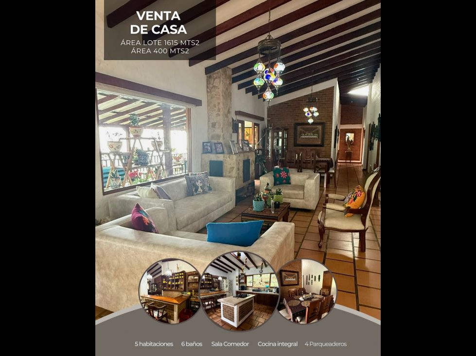 Casa Campestre en venta Valle Del Cauca Yumbo Yumbo 400 m2 Habitaciones 5 Baños 6 Garajes 4 Precio $1300000000