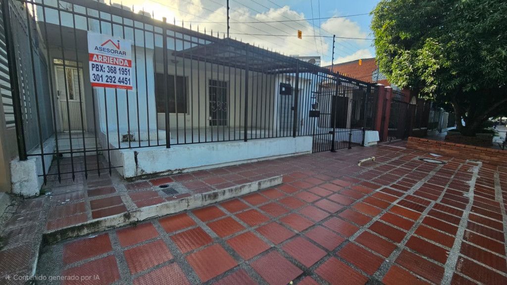 Casa en arriendo Atlántico Barranquilla La Concepcion 300 m2 Habitaciones 6 Baños 3 Garajes 1 Precio $6000000