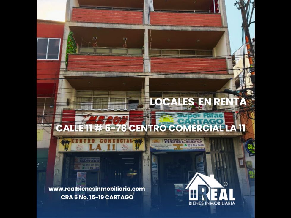 Local en arriendo Valle Del Cauca Cartago San Nicolás 9 m2 Habitaciones 0 Baños 1 Garajes 0 Precio $1250000