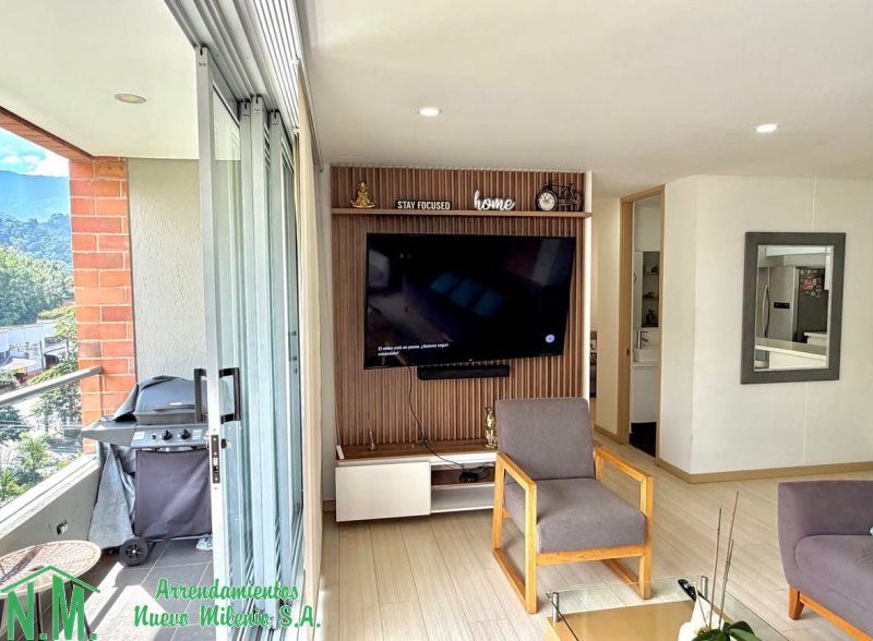 Apartamento en arriendo Antioquia Envigado Asd 120 m2 Habitaciones 2 Baños 2 Garajes 0 Precio $6100000