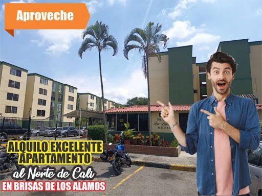 Apartamento en arriendo Valle Del Cauca Cali Brisas De Los Álamos 60 m2 Habitaciones 3 Baños 2 Garajes 1 Precio $1100000