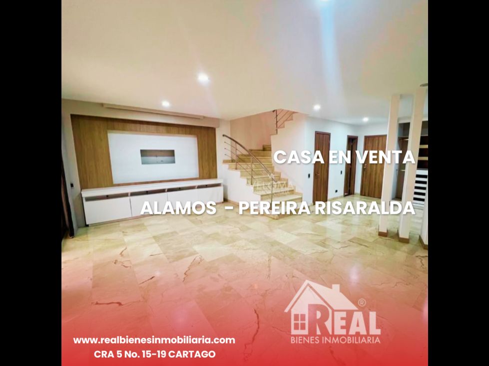 Casa en venta Risaralda Pereira Los Alamos 300 m2 Habitaciones 3 Baños 4 Garajes 4 Precio $800000000