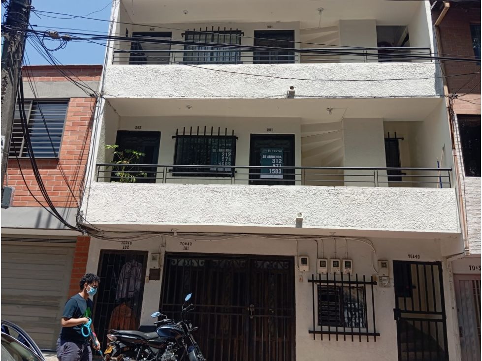 Apartamento en arriendo Antioquia Medellín Diego Echavarria 65 m2 Habitaciones 2 Baños 1 Garajes 0 Precio $1400000