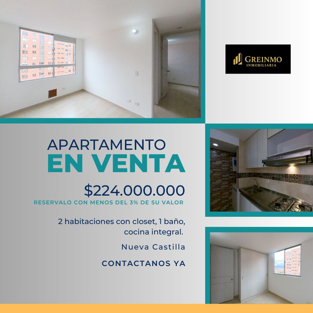 Apartamento en venta Cundinamarca Bogotá Bosconia 40 m2 Habitaciones 2 Baños 1 Garajes 0 Precio $224000000