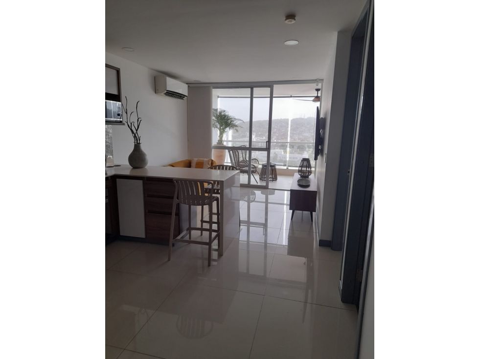Apartaestudio en arriendo Bolívar Cartagena Crespo 66 m2 Habitaciones 1 Baños 1 Garajes 1 Precio $5180000