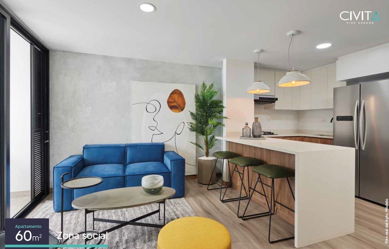 Apartamento en venta Antioquia Envigado Las Vegas 74 m2 Habitaciones 2 Baños 2 Garajes 1 Precio $710000000