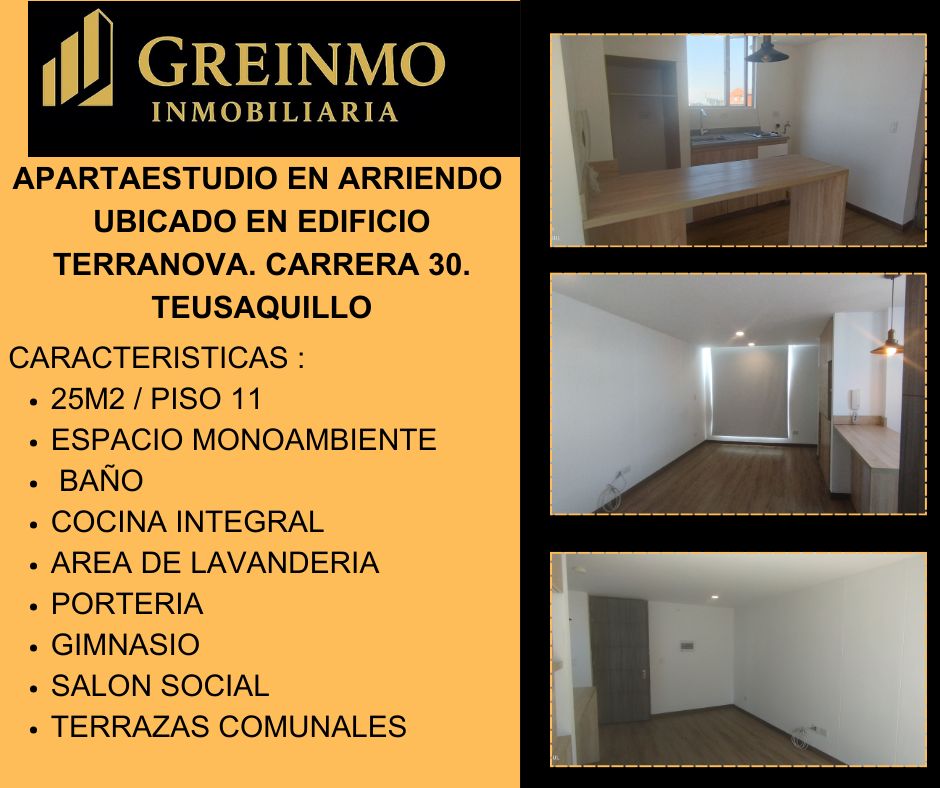 Apartaestudio en arriendo Cundinamarca Bogotá Gran América 25 m2 Habitaciones 1 Baños 1 Garajes 0 Precio $1600000