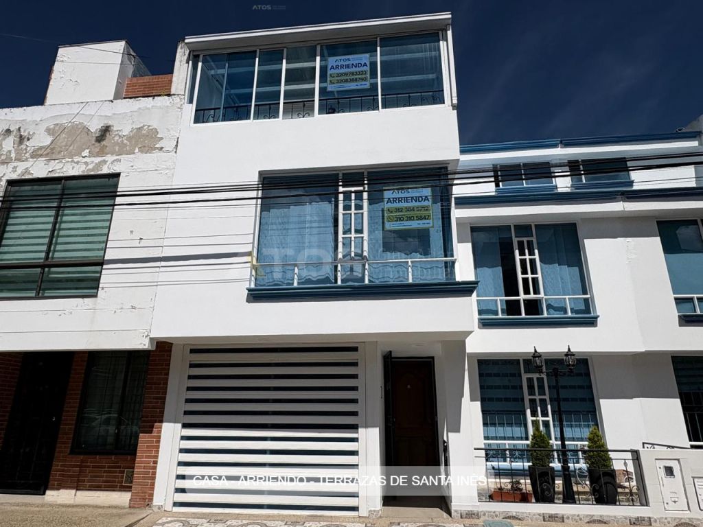 Casa en arriendo Boyacá Tunja Santa Inés 216 m2 Habitaciones 4 Baños 4 Garajes 1 Precio $3500000