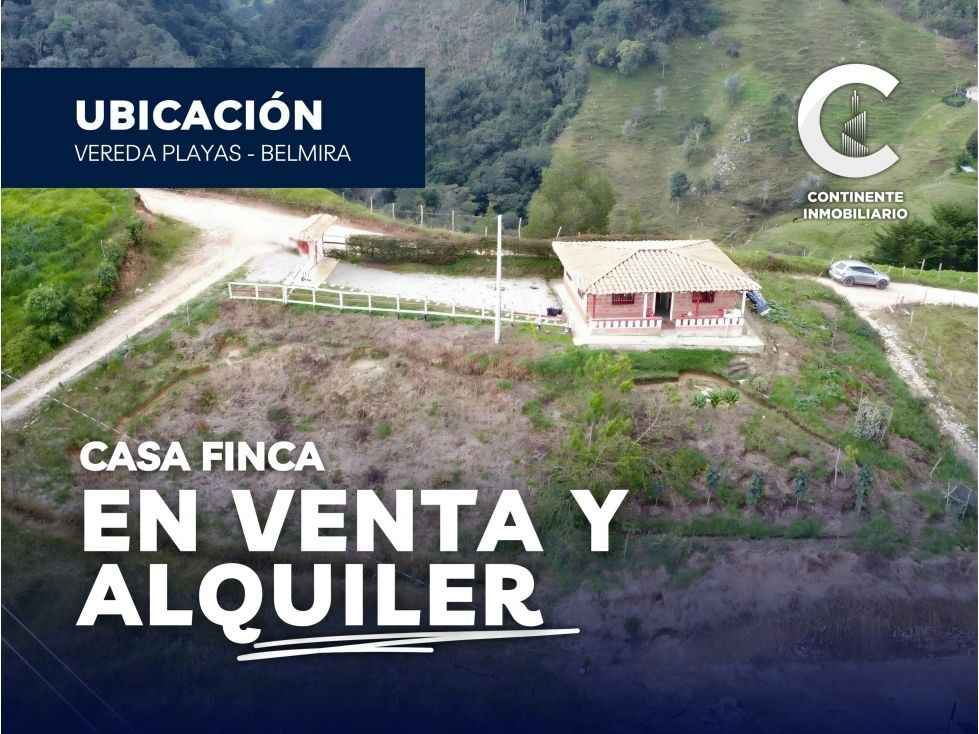 Casa Campestre en venta Antioquia Belmira Belmira 1000 m2 Habitaciones 2 Baños 1 Garajes 0 Precio $250000000