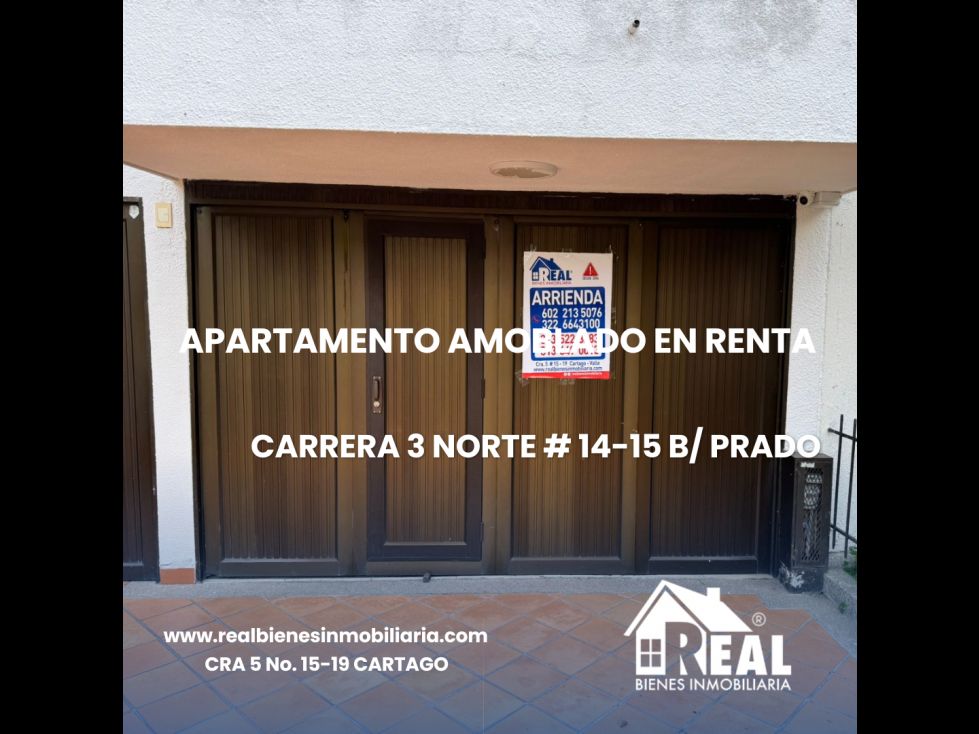 Apartamento en arriendo Valle Del Cauca Cartago El Prado 90 m2 Habitaciones 2 Baños 2 Garajes 1 Precio $2000000