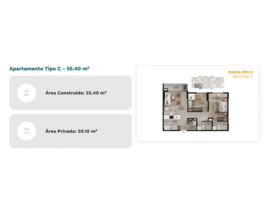 Apartamento en venta Antioquia La Estrella Chile 55 m2 Habitaciones 2 Baños 2 Garajes 1 Precio $527000000