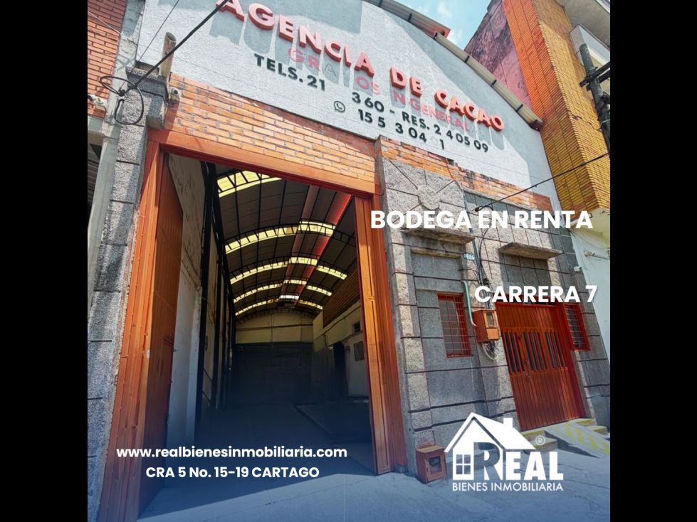 Bodega en arriendo Valle Del Cauca Cartago Ortéz 150 m2 Habitaciones 0 Baños 2 Garajes 0 Precio $6000000