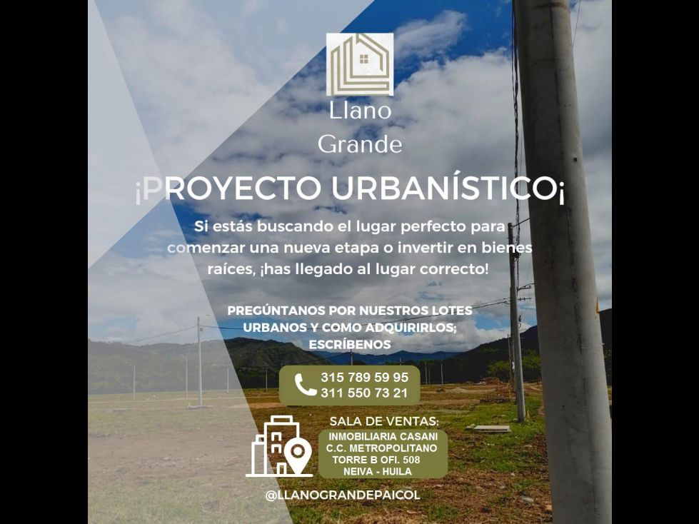 Lote en venta Huila Neiva Neiva 0 m2 Habitaciones 0 Baños 0 Garajes 0 Precio $32340000
