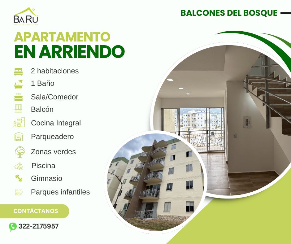 Apartamento en arriendo Meta Restrepo Gaitán 60 m2 Habitaciones 2 Baños 1 Garajes 1 Precio $1135000