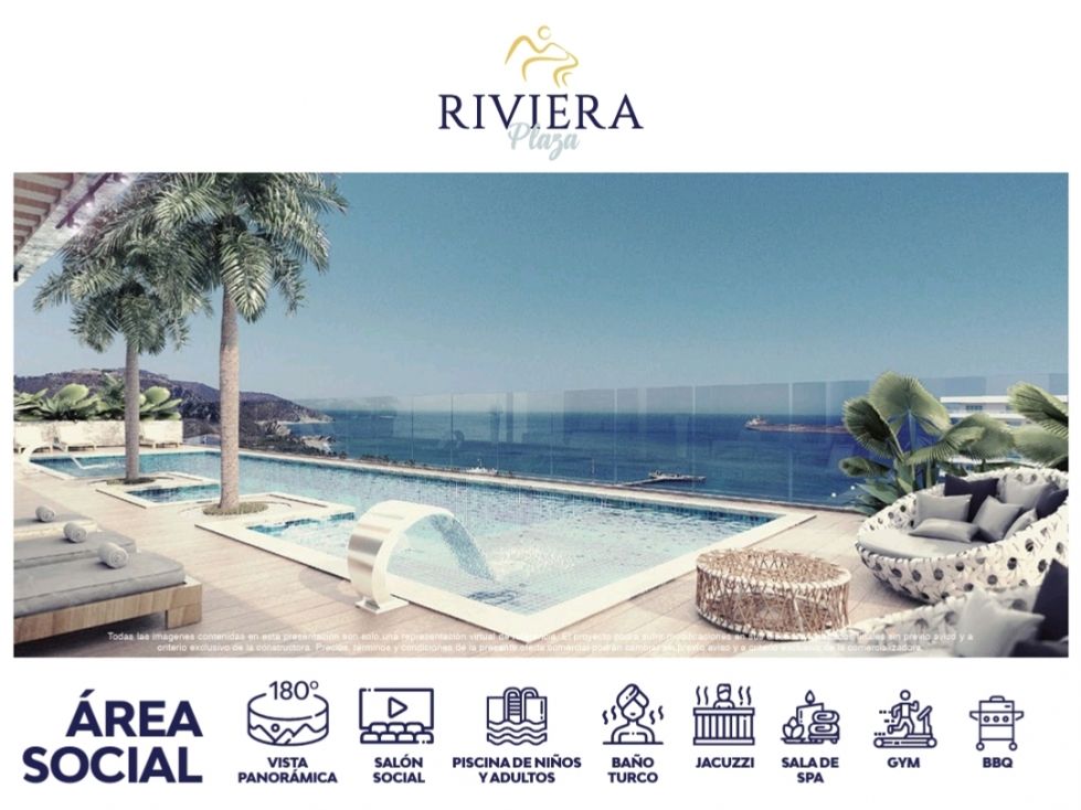 Apartamento en venta Magdalena Santa Marta Riomar 99 m2 Habitaciones 3 Baños 3 Garajes 1 Precio $550000000