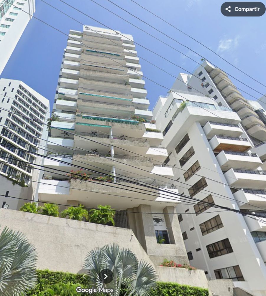 Apartamento en arriendo Bolívar Cartagena Boca Grande 163 m2 Habitaciones 4 Baños 3 Garajes 2 Precio $3040000
