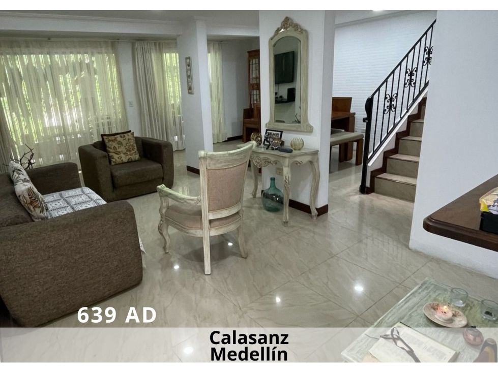 Casa en venta Antioquia Medellín Calasanz Parte Alta 130 m2 Habitaciones 4 Baños 3 Garajes 1 Precio $710000000