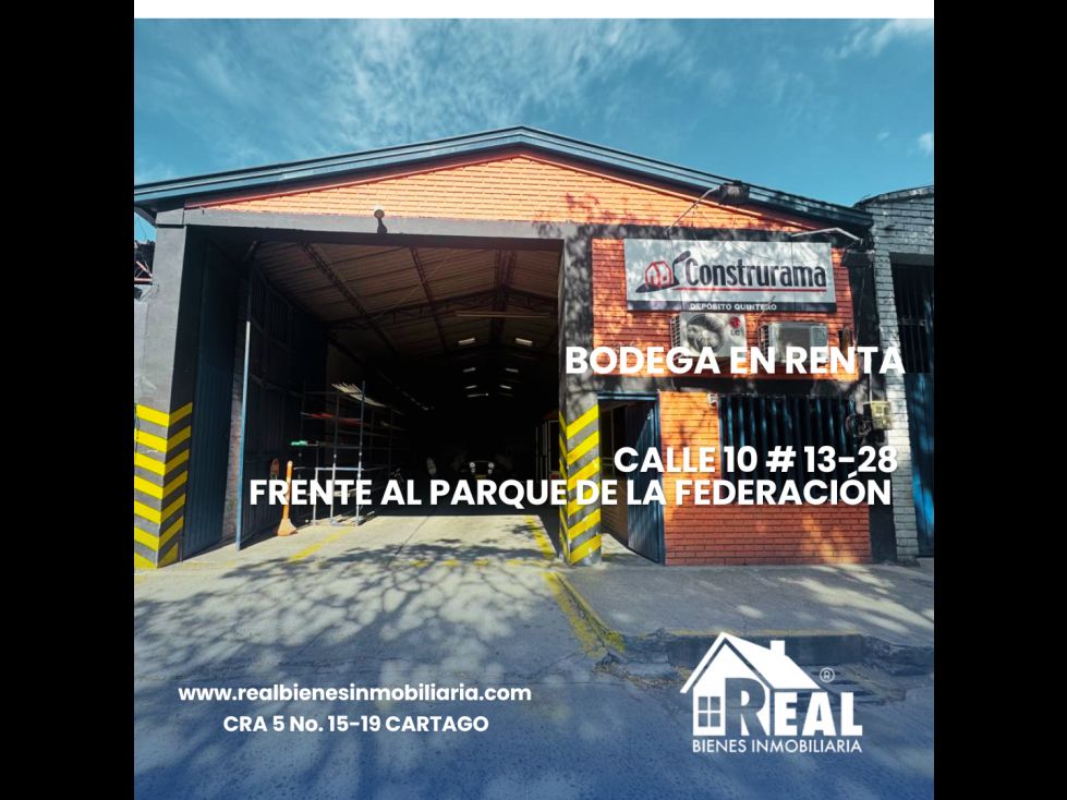 Bodega en arriendo Valle Del Cauca Cartago San Nicolás 246 m2 Habitaciones 0 Baños 1 Garajes 0 Precio $7000000