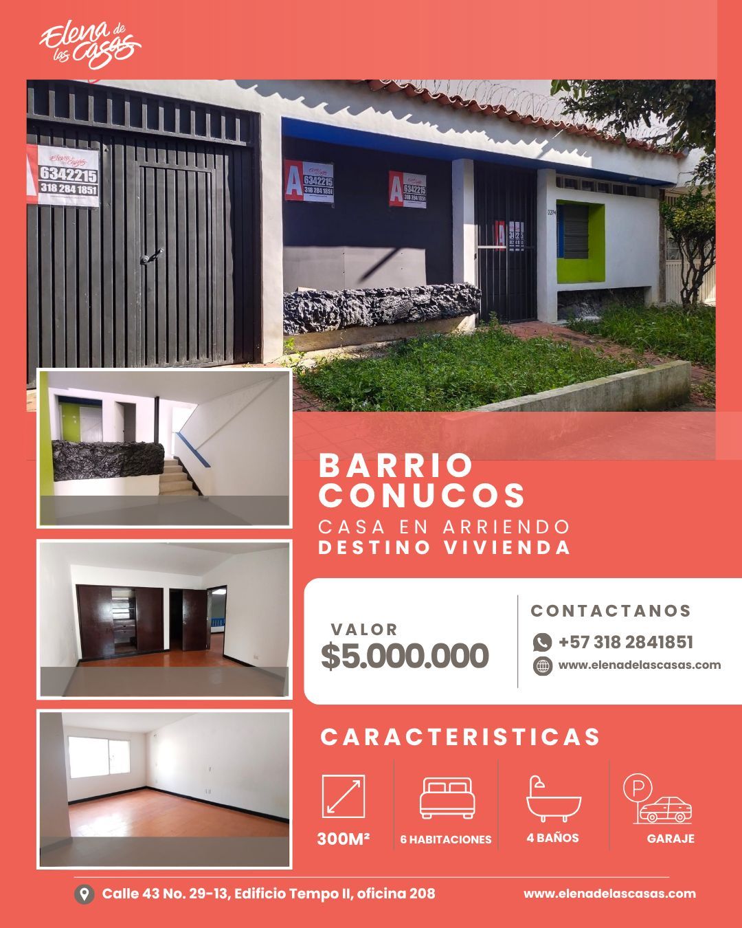 Casa en arriendo Santander Bucaramanga Mercedes 300 m2 Habitaciones 6 Baños 4 Garajes 1 Precio $5000000