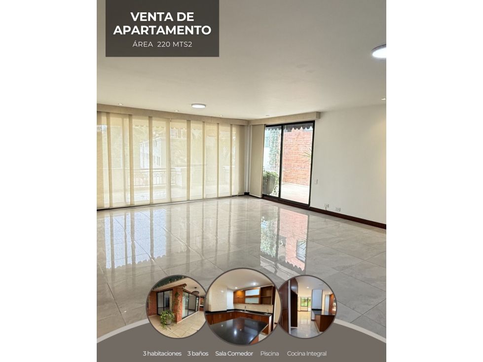 Apartamento en venta Valle Del Cauca Cali Sector Altos De Santa Isabel 220 m2 Habitaciones 3 Baños 4 Garajes 2 Precio $1150000000