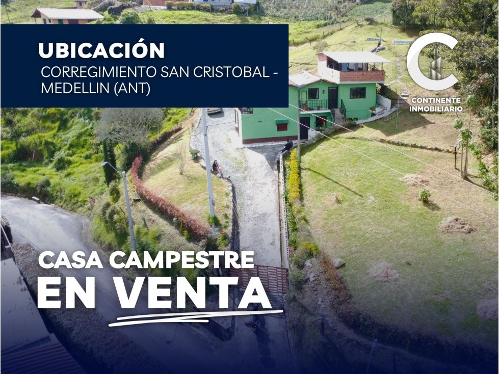 Casa Campestre en venta Antioquia Medellín Eduardo Santos 2200 m2 Habitaciones 6 Baños 4 Garajes 4 Precio $800000000