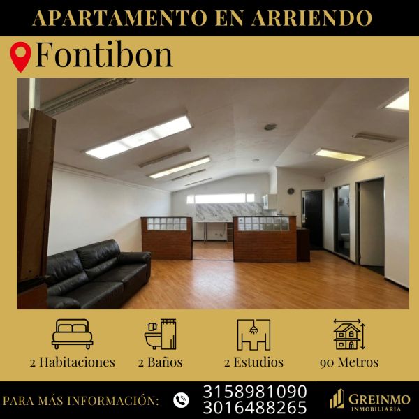 Apartamento en arriendo Cundinamarca Bogotá Giralda 90 m2 Habitaciones 2 Baños 2 Garajes 0 Precio $1900000