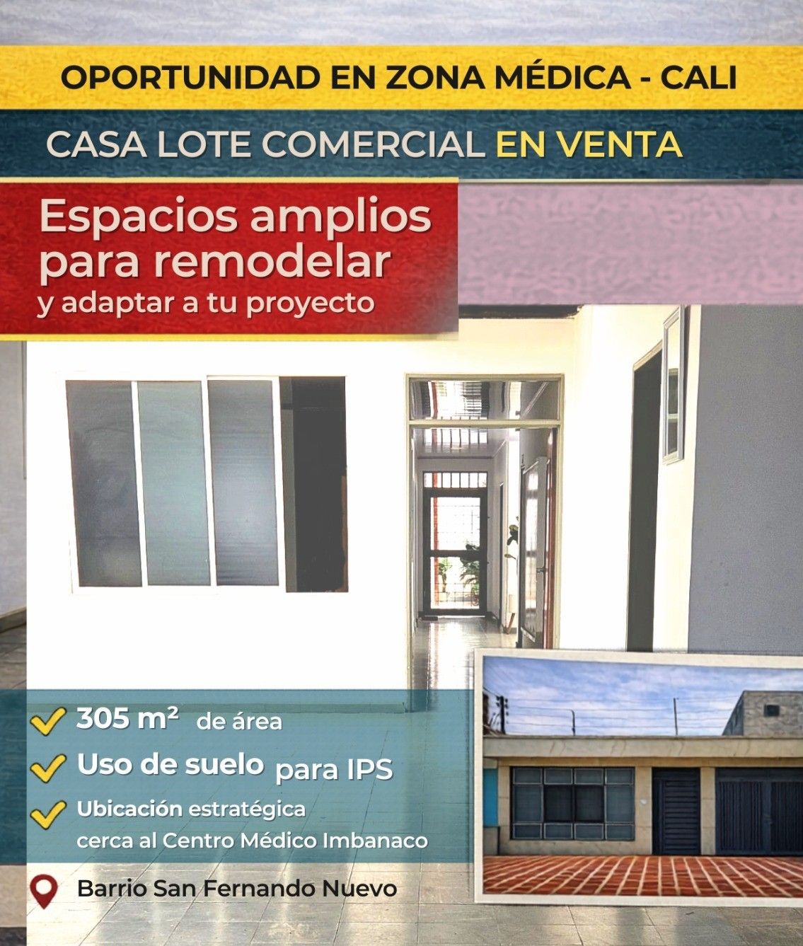 Casa en venta Valle Del Cauca Cali San Fernando Nuevo 305 m2 Habitaciones 5 Baños 2 Garajes 2 Precio $1200000000