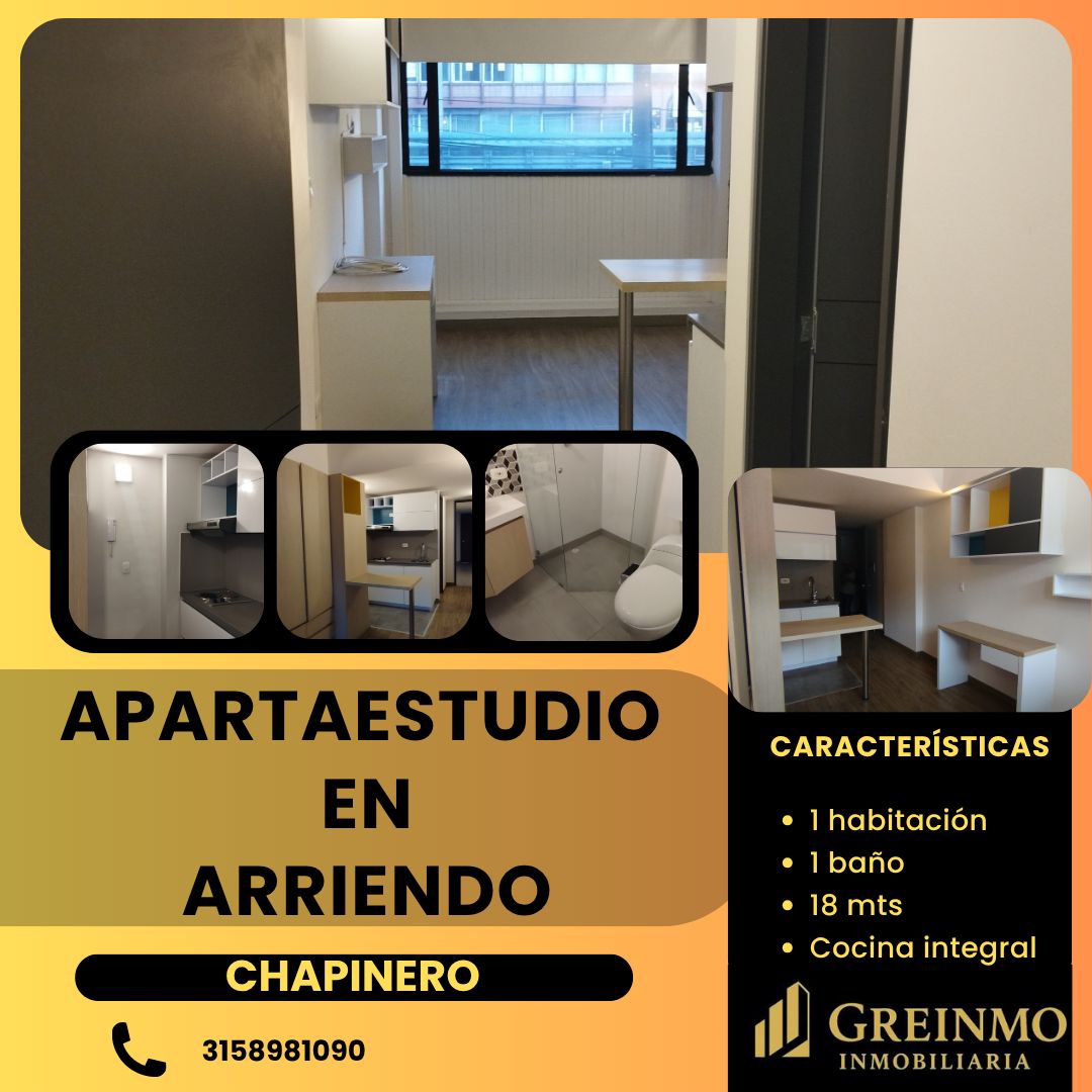 Apartaestudio en arriendo Cundinamarca Bogotá Chapinero Sur Occidental 18 m2 Habitaciones 1 Baños 1 Garajes 0 Precio $1100000