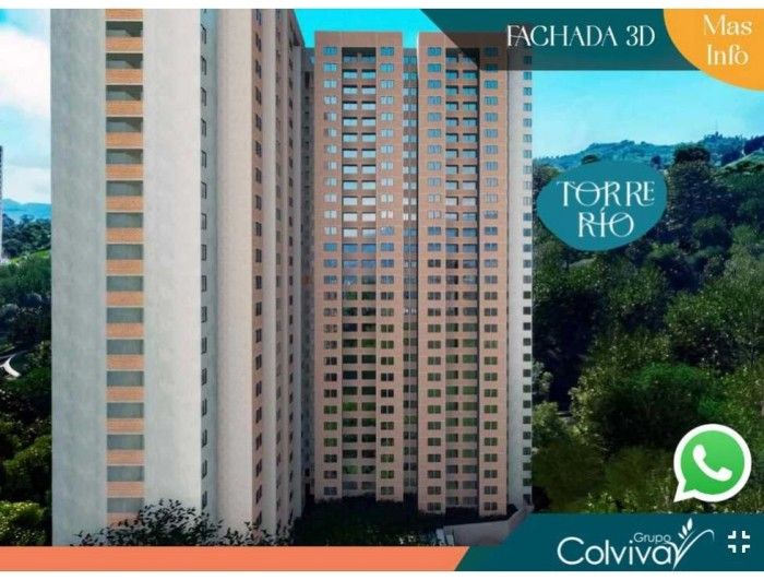 Apartamento en venta Antioquia Sabaneta María Auxiliadora 50 m2 Habitaciones 2 Baños 2 Garajes 1 Precio $282000000