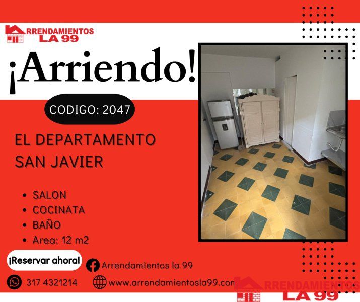 Apartaestudio en arriendo Antioquia Medellín Bolivariana 9 m2 Habitaciones 1 Baños 1 Garajes 0 Precio $600000