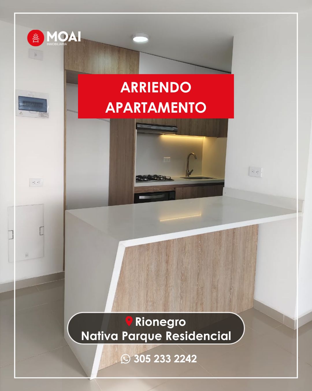 Apartamento en arriendo Antioquia Rionegro Cr Nativa 52 m2 Habitaciones 2 Baños 2 Garajes 1 Precio $1550000