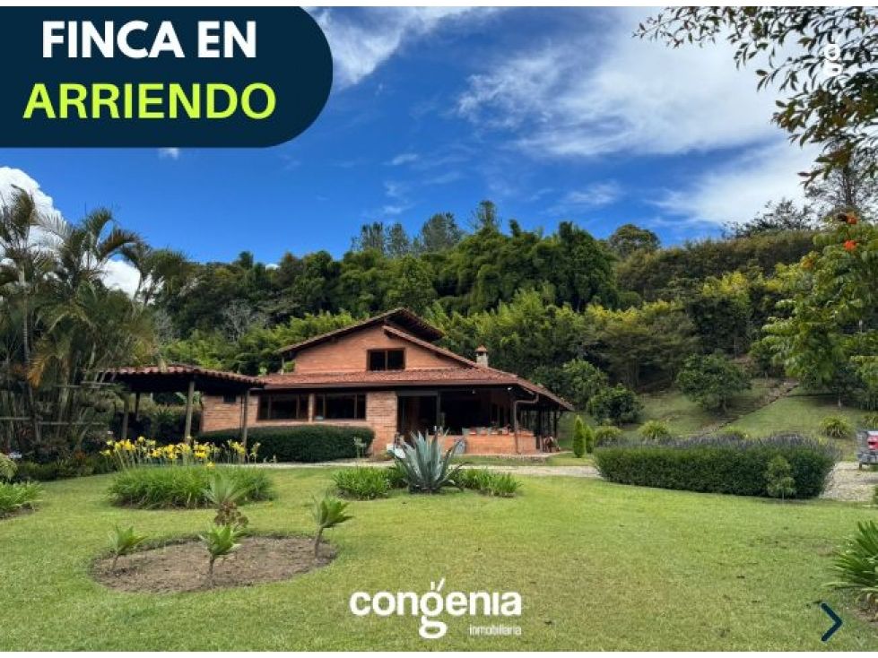 Finca en arriendo Antioquia Rionegro Cuatro Esquinas 243 m2 Habitaciones 3 Baños 3 Garajes 1 Precio $10000000