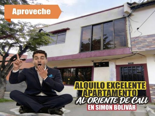 Apartamento en arriendo Valle Del Cauca Cali Simón Bolívar 95 m2 Habitaciones 3 Baños 1 Garajes 0 Precio $950000