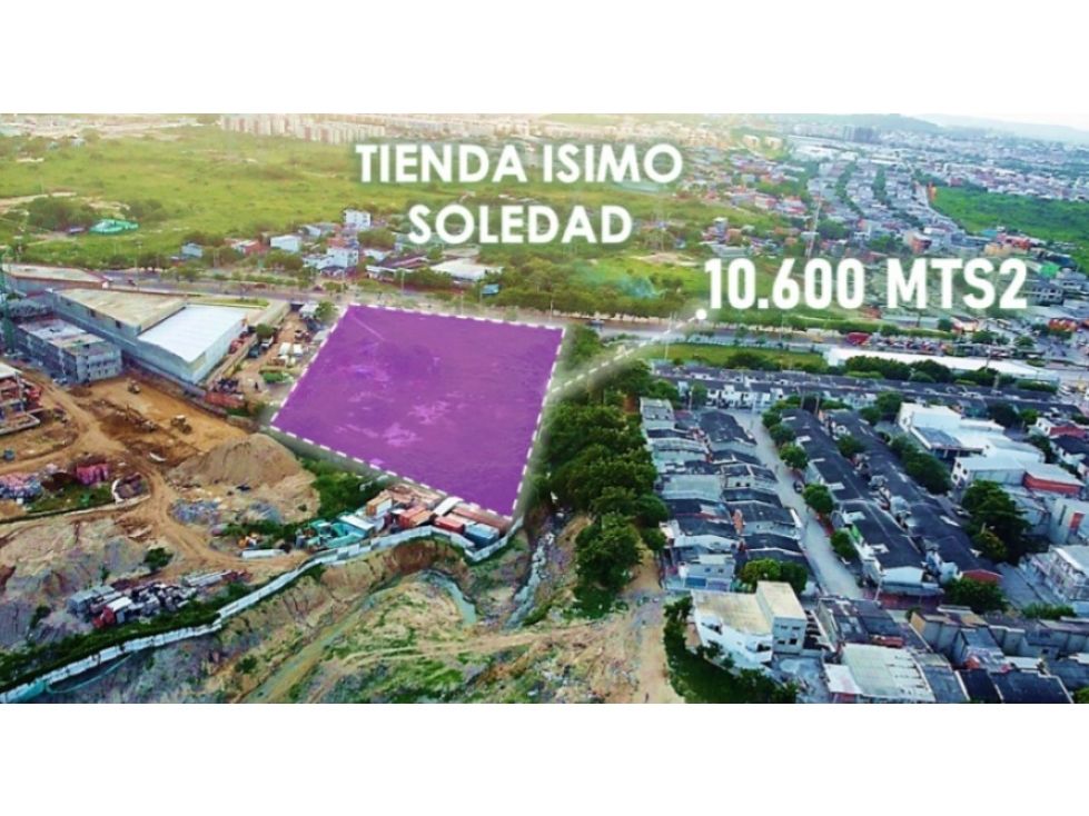 Lote en venta Atlántico Soledad Los Loteros 10600 m2 Habitaciones 0 Baños 0 Garajes 0 Precio $3000000000