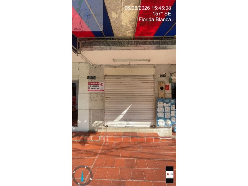 Local en arriendo Santander Floridablanca Zapamanga Iv 12 m2 Habitaciones 0 Baños 1 Garajes 0 Precio $1200000