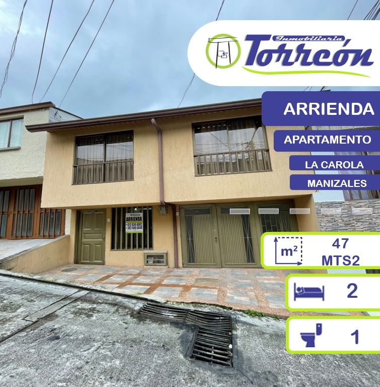 Apartamento en arriendo Caldas Manizales La Carola 47 m2 Habitaciones 2 Baños 1 Garajes 0 Precio $1250000